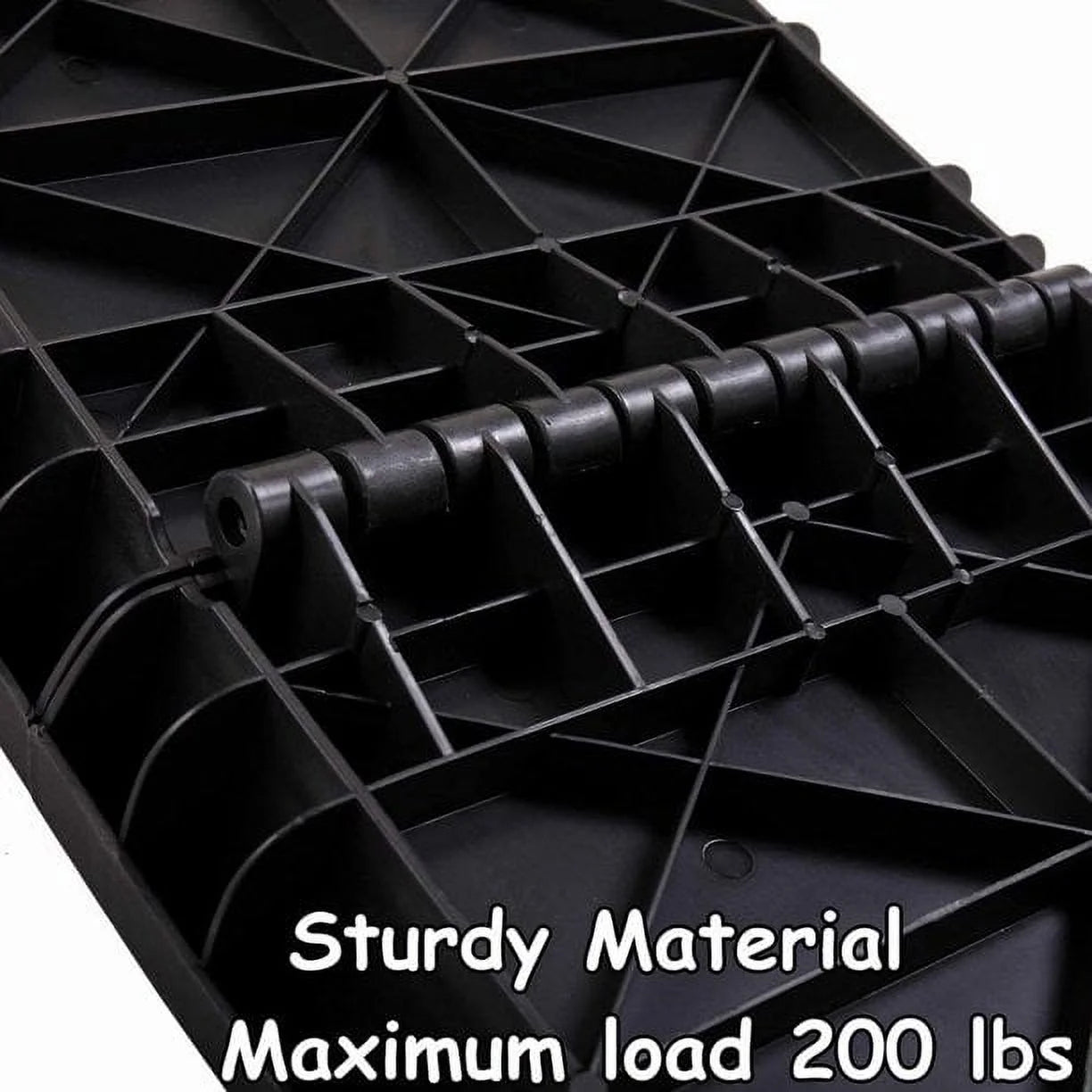 62" Bi-Fold Portable Dog Ramp for Large Pet Trunk Back Seat Ladder Step Car SUV