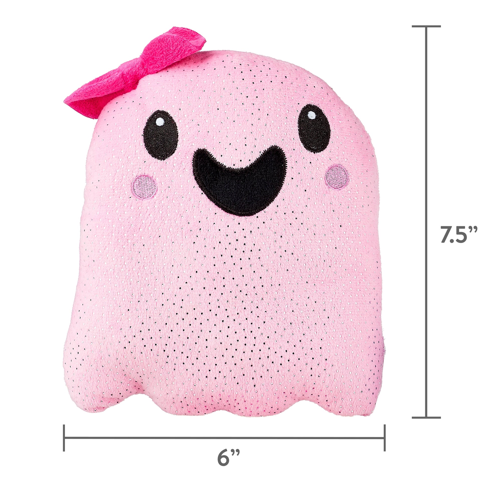 Halloween Dog Toys, 4 Piece Multipack, Pink Plush Ghost, Pink Squeaky Bone, Pink Tennis Ball, Pink Spiky Ball