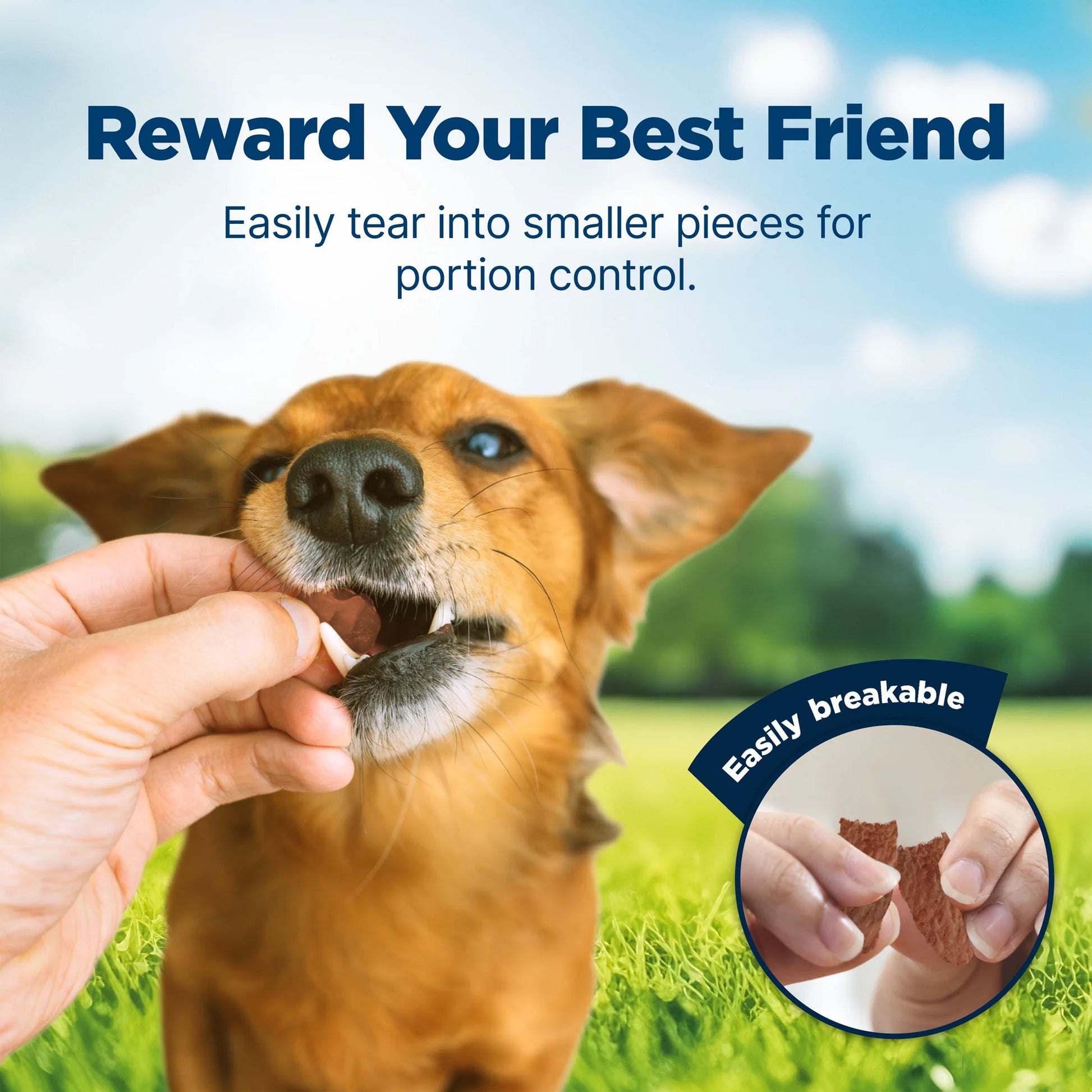 Nudges Jerky Cuts Dog Treats Made with Real Chicken & Duck, 8-Oz. Bag