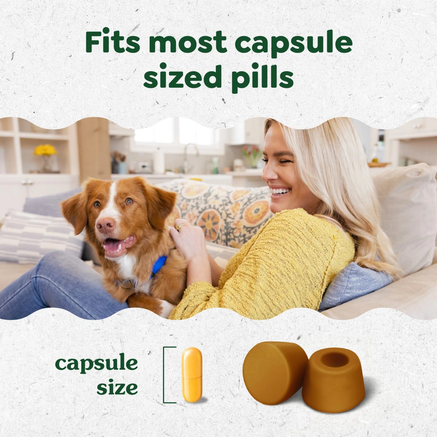 Pill Pockets for Dogs Peanut Butter Large, Capsule Size Soft Dog Treats, 7.9 Oz, (30 Pk)