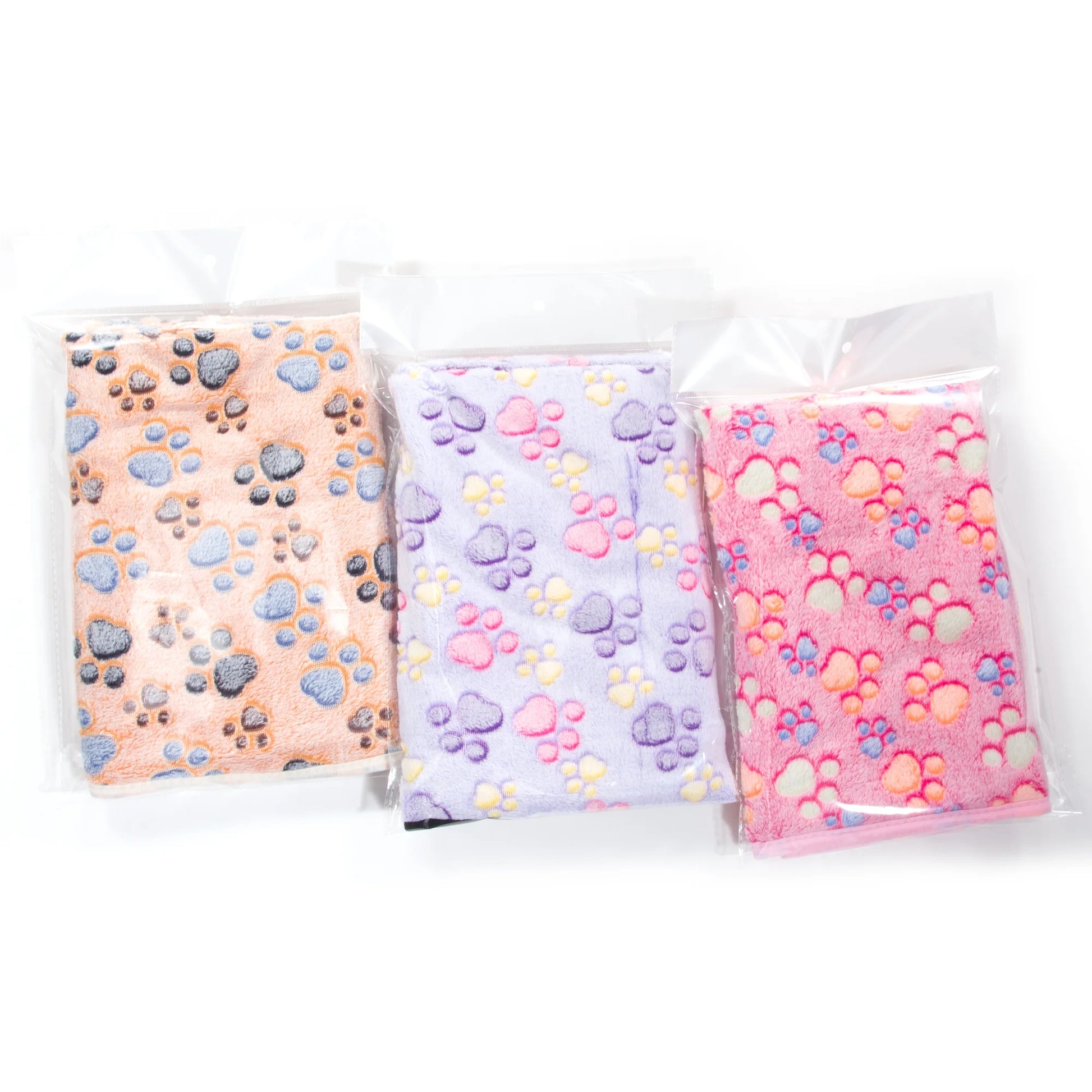 Luxmo 3 Pack Cat Dog Puppy Blanket Soft Pet Bed Cushion Warm Sleep Mat for Kitten Puppy Rabbit