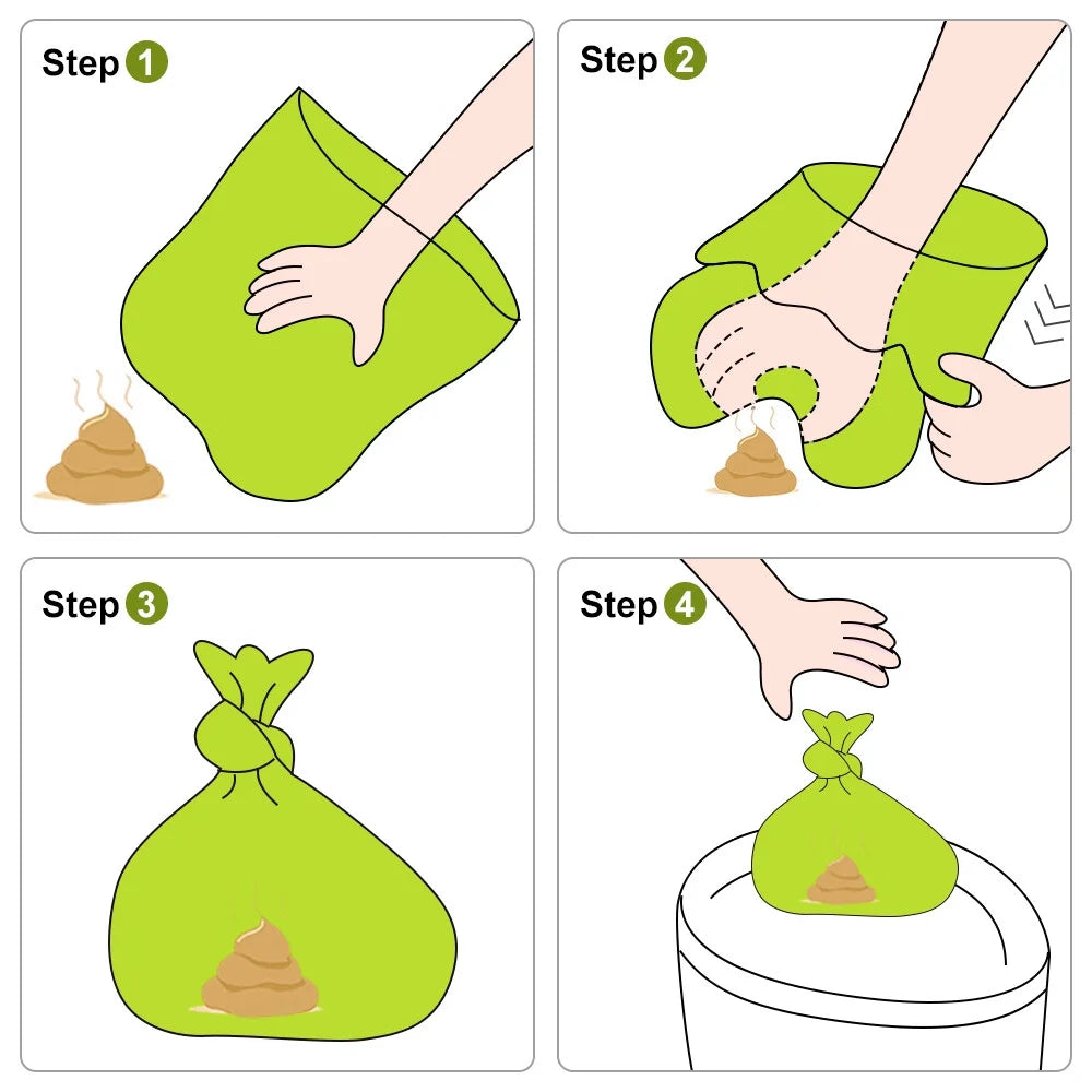 Dog Poop Bags, Certified Composting Doggy Waste Bags, Leak-Proof Scented Puppy Litter Bags, 18 Rolls, 270 Bags(9''X13'')