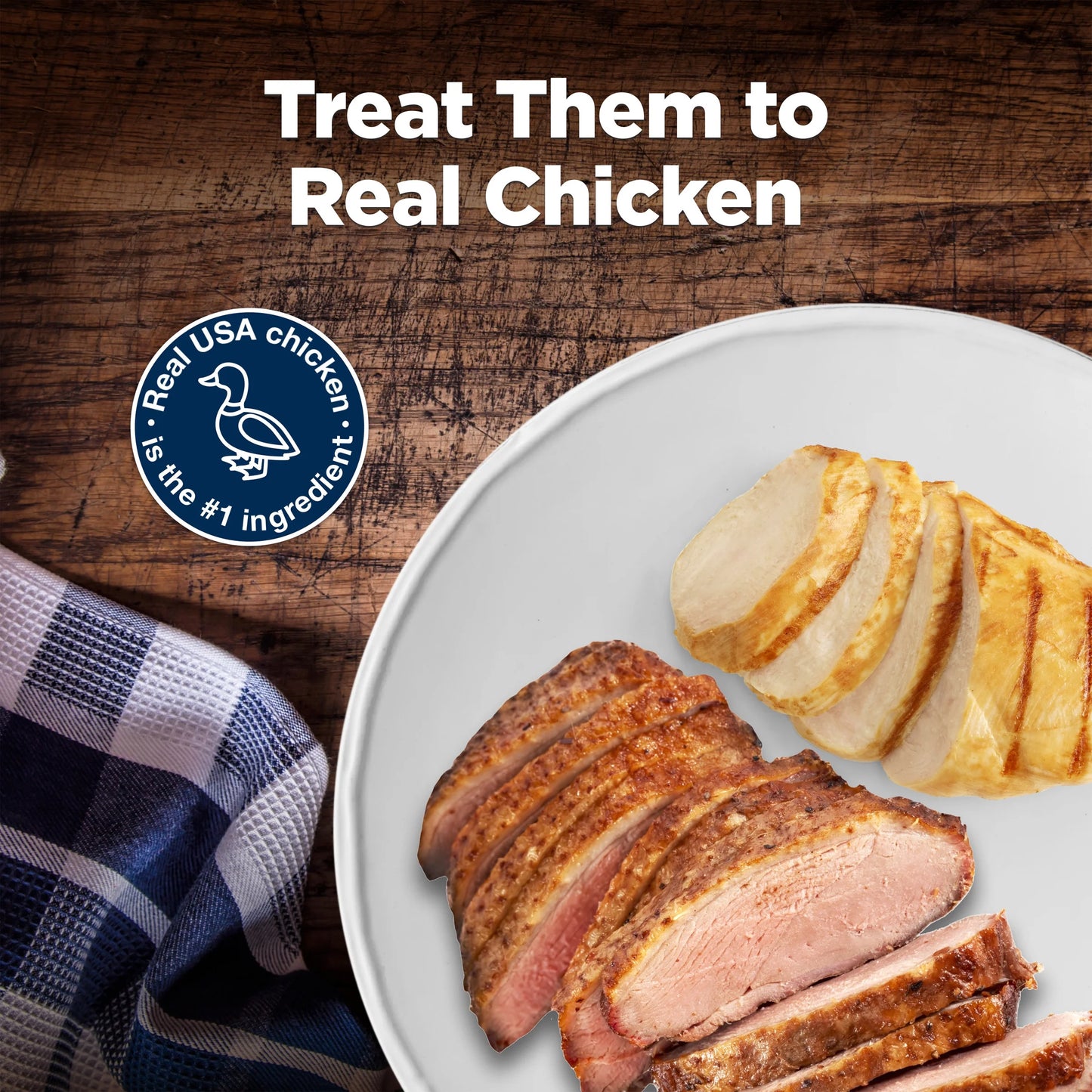 Nudges Jerky Cuts Dog Treats Made with Real Chicken & Duck, 8-Oz. Bag