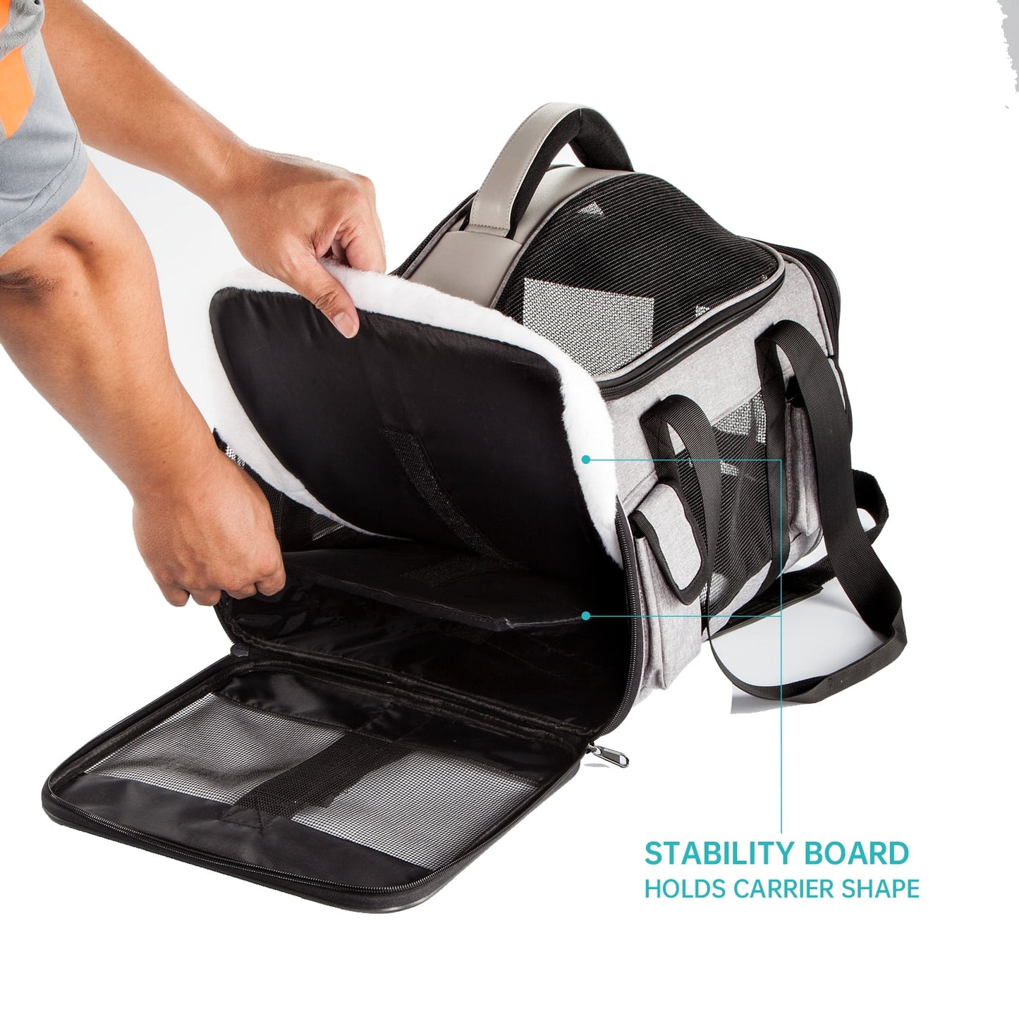 Airline Approved Pet Carrier,Soft Sided Cat Carriers for Small Dog Cats and Small Animals