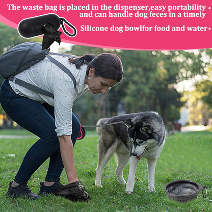 4 Pack Retractable Dog Leash,26Ft Dog Leash for Small Medium Large Dogs up to 110Lbs,360° Tangle-Free Reflective Nylon Tape,Adjustable Length,With Anti-Slip Handle,One-Handed Brake,Pause,Lock