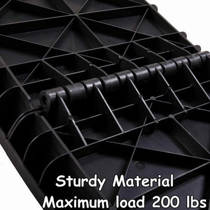 62" Bi-Fold Portable Dog Ramp for Large Pet Trunk Back Seat Ladder Step Car SUV