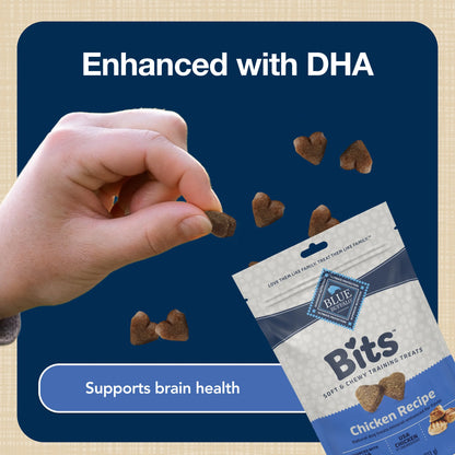 Bits Soft Dog Treats for Training, Enhanced with DHA, 4-Oz. Bag