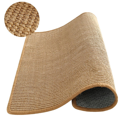 Sulobom Natural Sisal Cat Scratching Pad with Anti-Slip Backing