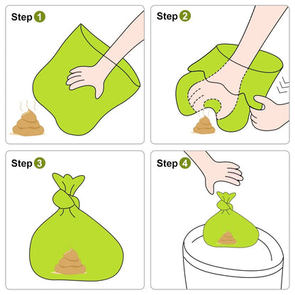 Dog Poop Bags, Certified Composting Doggy Waste Bags, Leak-Proof Scented Puppy Litter Bags, 18 Rolls, 270 Bags(9''X13'')
