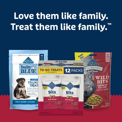 Bits Natural Soft Moist to Go Dog Training Treats Beef Recipe Bags