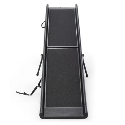 62" Bi-Fold Portable Dog Ramp for Large Pet Trunk Back Seat Ladder Step Car SUV
