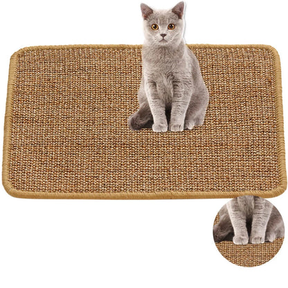 Sulobom Natural Sisal Cat Scratching Pad with Anti-Slip Backing